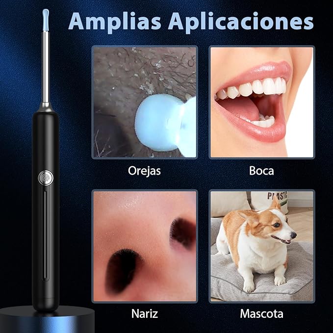 Limpiador Visual de Oidos con Camara HD